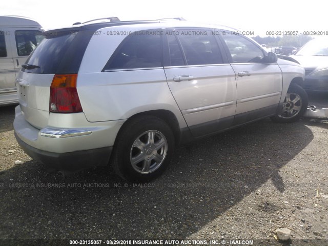 2C4GM68445R417969 - 2005 CHRYSLER PACIFICA TOURING SILVER photo 4