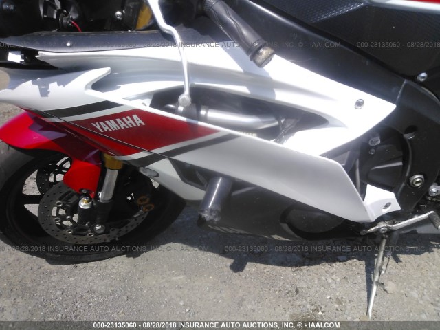 JYARJ16E29A014191 - 2009 YAMAHA YZFR6 WHITE photo 9