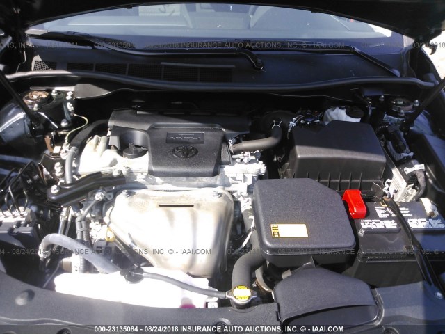 4T4BF1FKXFR494036 - 2015 TOYOTA CAMRY LE/XLE/SE/XSE BLACK photo 10