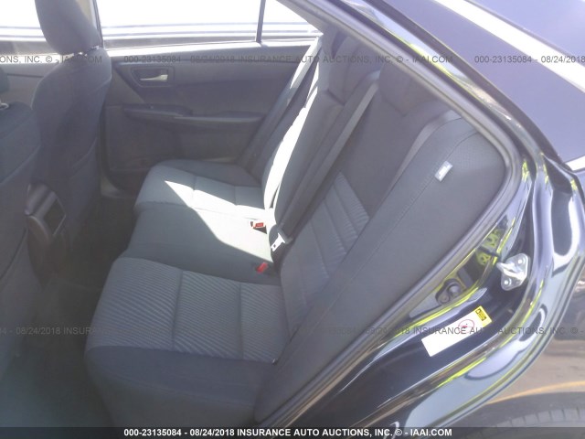 4T4BF1FKXFR494036 - 2015 TOYOTA CAMRY LE/XLE/SE/XSE BLACK photo 8