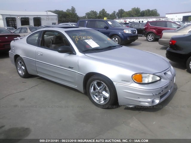 1G2NW12E61M611331 - 2001 PONTIAC GRAND AM GT SILVER photo 1