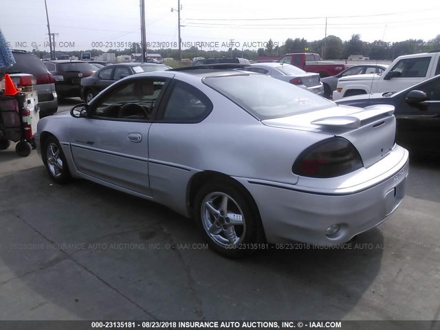 1G2NW12E61M611331 - 2001 PONTIAC GRAND AM GT SILVER photo 3