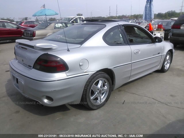 1G2NW12E61M611331 - 2001 PONTIAC GRAND AM GT SILVER photo 4