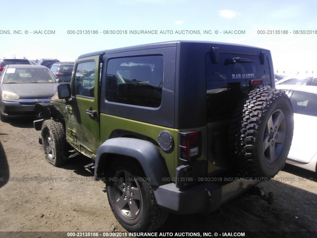 1J4GA2D16AL216701 - 2010 JEEP WRANGLER SPORT 绿色 照片 3