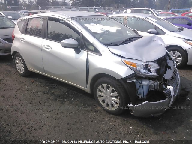 3N1CE2CP2FL418058 - 2015 NISSAN VERSA NOTE S/S PLUS/SV/SL/SR SILVER photo 1