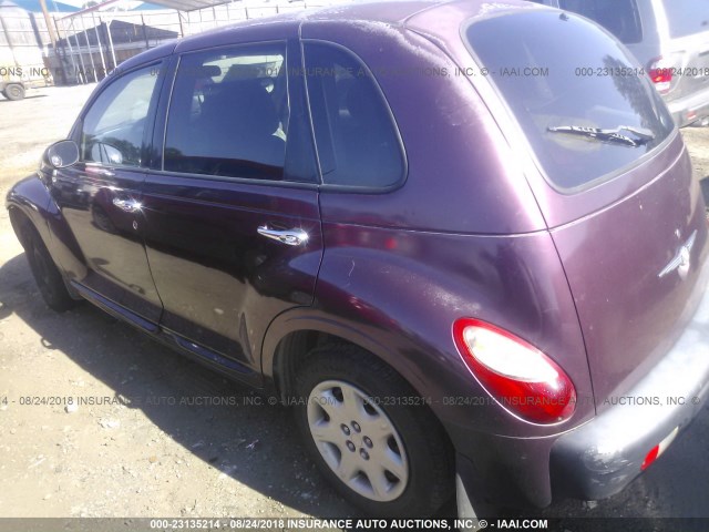 3C4FY48B82T293894 - 2002 CHRYSLER PT CRUISER CLASSIC PURPLE photo 3