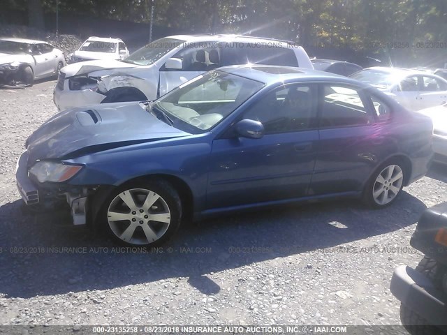 4S3BL676994215167 - 2009 SUBARU LEGACY 2.5 GT BLUE photo 2