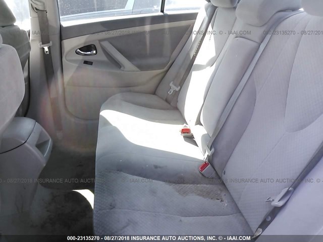 4T4BE46K19R118107 - 2009 TOYOTA CAMRY SE/LE/XLE GRAY photo 8