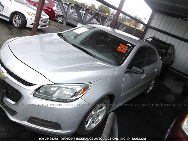 1G11A5SL3FU138325 - 2015 CHEVROLET MALIBU LS SILVER photo 2