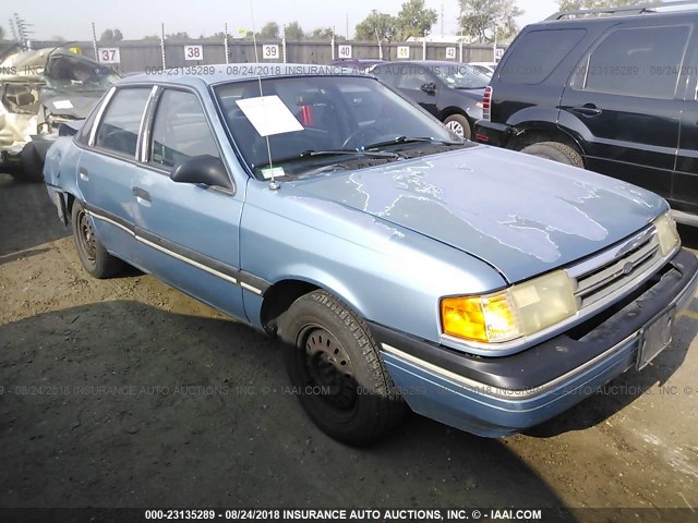 1FACP36X3MK137108 - 1991 FORD TEMPO GL BLUE photo 1