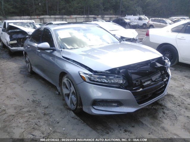 1HGCV1F90JA135017 - 2018 HONDA ACCORD TOURING SILVER photo 1