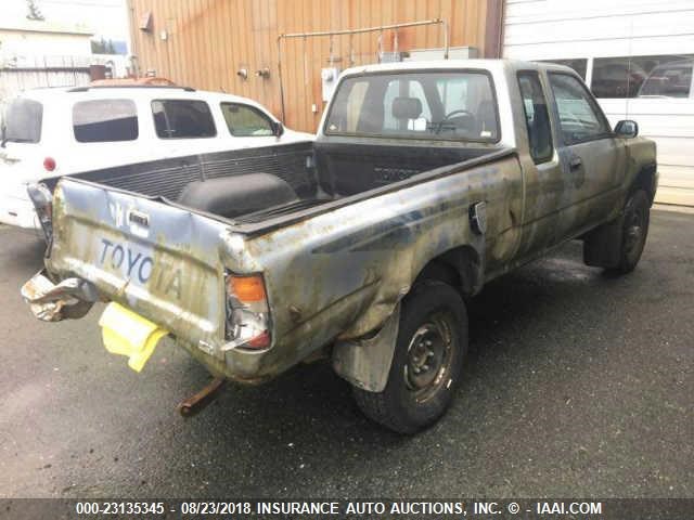 JT4RN13PXL6012410 - 1990 TOYOTA PICKUP 1/2 TON EX LNG WHLBSE DLX BLUE photo 4