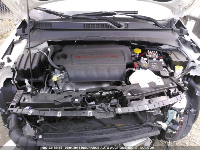 3C4NJDBB7JT284806 - 2018 JEEP COMPASS LATITUDE Weiß Foto 10