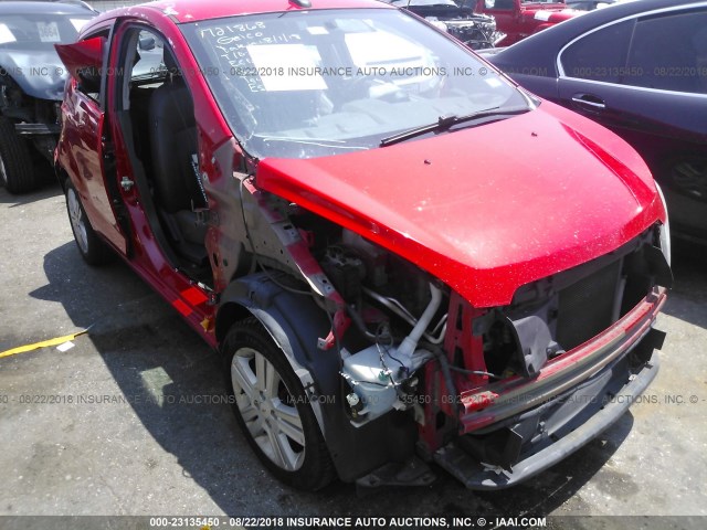 KL8CA6S9XDC505551 - 2013 CHEVROLET SPARK LS RED photo 6