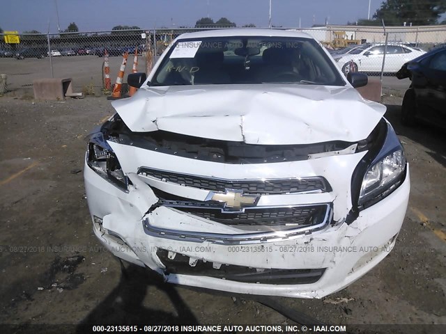 1G11B5SA8DF201805 - 2013 CHEVROLET MALIBU LS თეთრი ფოტო 6