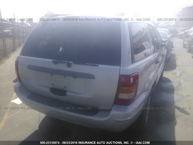 1J8GX48S94C213775 - 2004 JEEP GRAND CHEROKEE LAREDO/COLUMBIA/FREEDOM 银色 照片 4