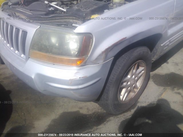 1J8GX48S94C213775 - 2004 JEEP GRAND CHEROKEE LAREDO/COLUMBIA/FREEDOM 银色 照片 6