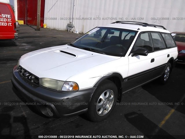 4S3BG6855X7608525 - 1999 SUBARU LEGACY OUTBACK/SSV/LIMITED/30TH WHITE photo 2