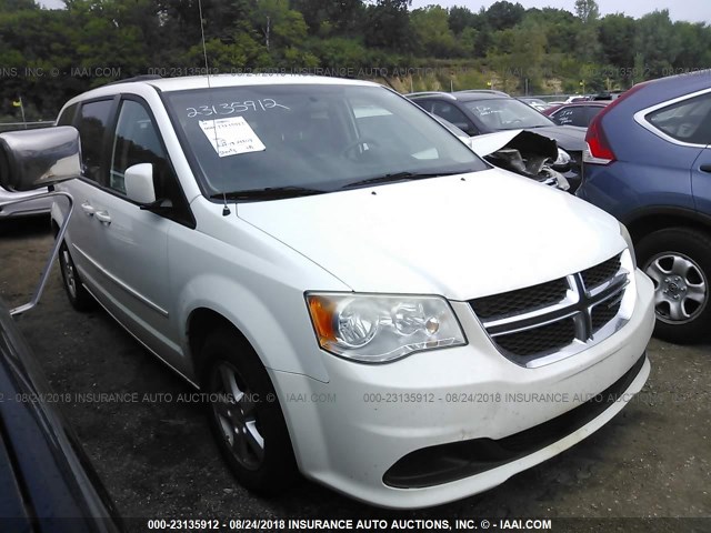 2D4RN3DG1BR637637 - 2011 DODGE GRAND CARAVAN MAINSTREET WHITE photo 1