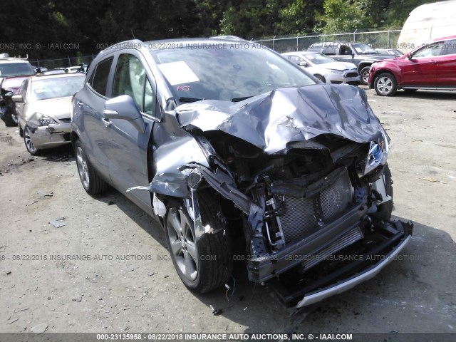 KL4CJASB6EB576647 - 2014 BUICK ENCORE GRAY photo 1