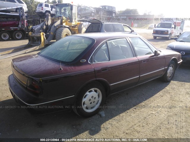 1G3HC52K3X4839391 - 1999 OLDSMOBILE 88 50TH ANNIVERSARY MAROON photo 4