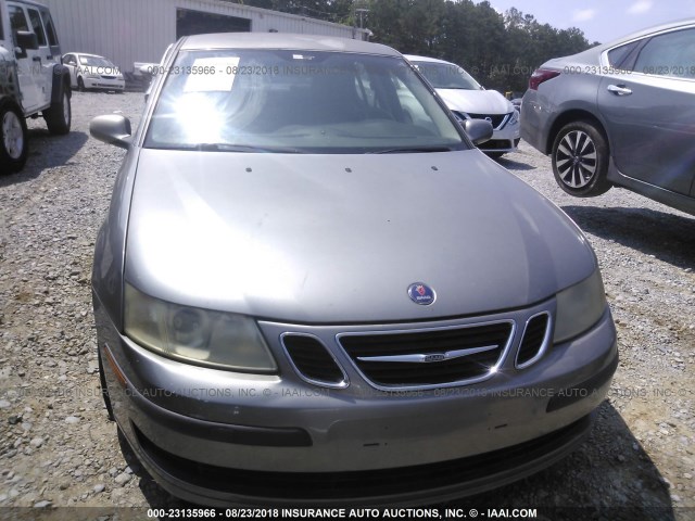 YS3FD49Y861018594 - 2006 SAAB 9-3 SILVER photo 6