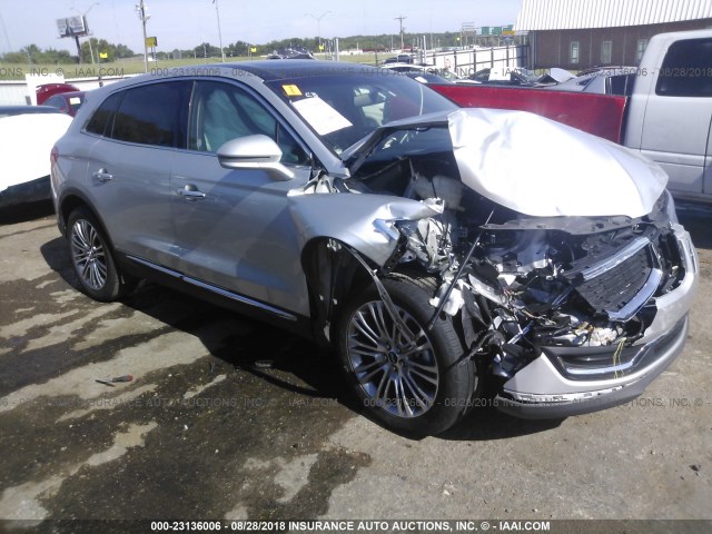 2LMPJ6LR1JBL23711 - 2018 LINCOLN MKX RESERVE Արծաթագույն լուսանկար 1