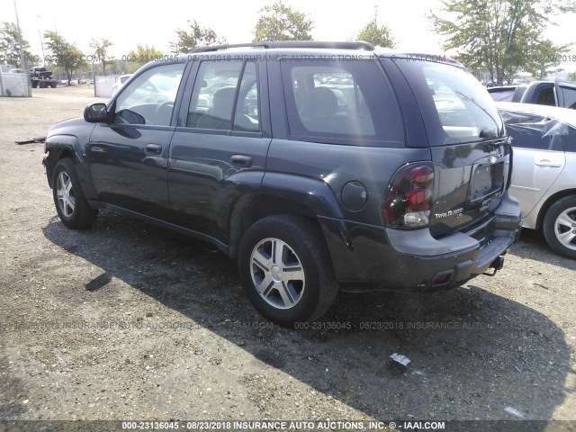 1GNDT13S662288803 - 2006 CHEVROLET TRAILBLAZER LS/LT BLACK photo 3