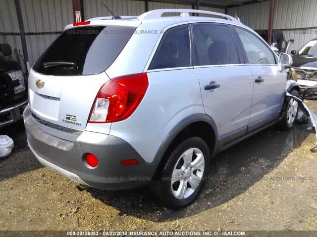 3GNAL2EK1DS642637 - 2013 CHEVROLET CAPTIVA LS 蓝色 照片 4