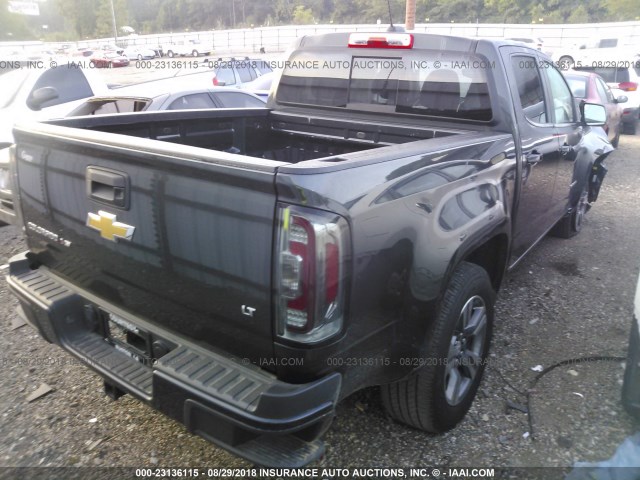 1GCGSCEN7J1121912 - 2018 CHEVROLET COLORADO LT GRAY photo 4