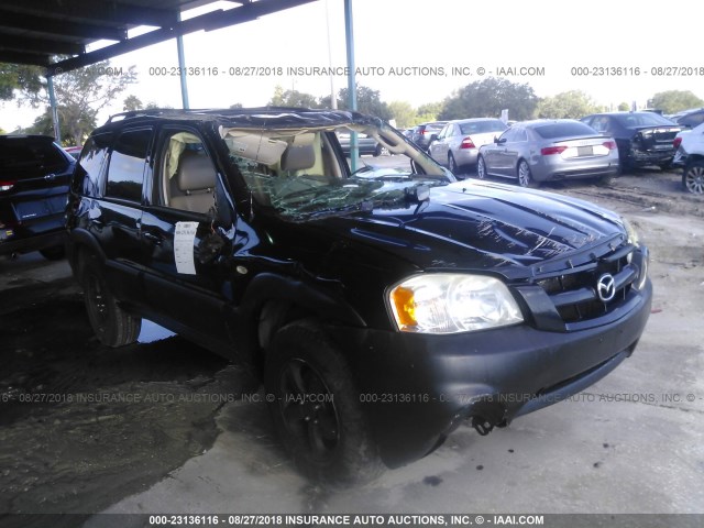 4F2CZ96115KM57998 - 2005 MAZDA TRIBUTE S BLACK photo 1