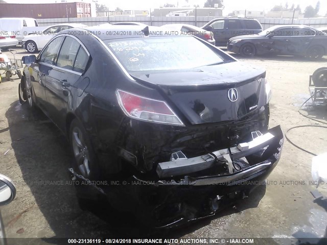 19UUA9F59DA004474 - 2013 ACURA TL TECH BLACK photo 3