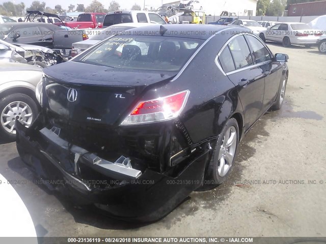 19UUA9F59DA004474 - 2013 ACURA TL TECH BLACK photo 4