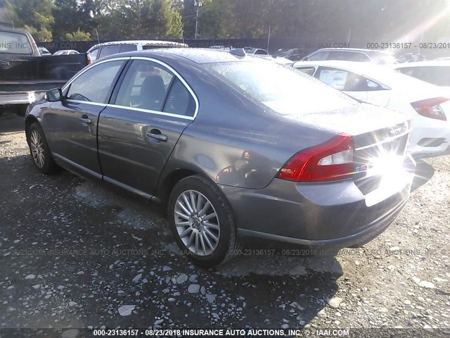 YV1AS982271040409 - 2007 VOLVO S80 3.2 GRAY photo 3