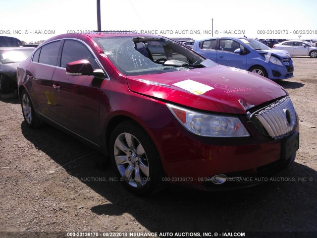 1G4GH5E34CF320281 - 2012 BUICK LACROSSE PREMIUM MAROON photo 1