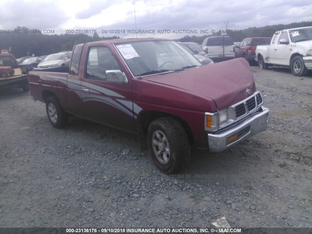 1N6SD16S9TC361366 - 1996 NISSAN TRUCK KING CAB SE/KING CAB XE RED photo 1