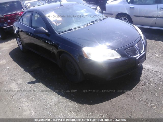 1G2ZF57B084155067 - 2008 PONTIAC G6 VALUE LEADER/BASE BLACK photo 1