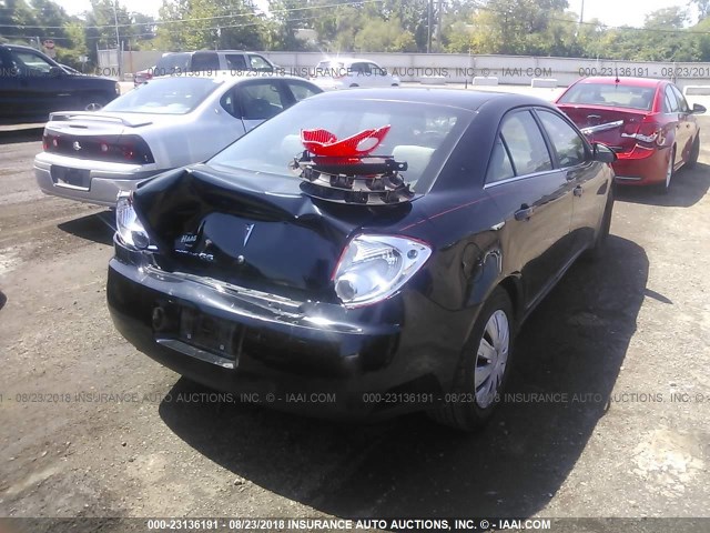 1G2ZF57B084155067 - 2008 PONTIAC G6 VALUE LEADER/BASE BLACK photo 4
