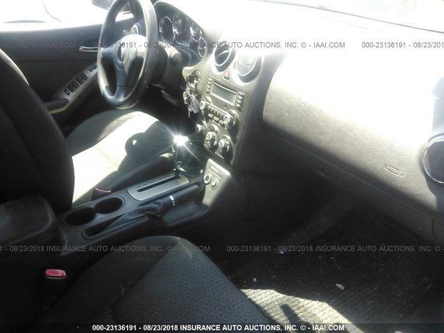 1G2ZF57B084155067 - 2008 PONTIAC G6 VALUE LEADER/BASE BLACK photo 5