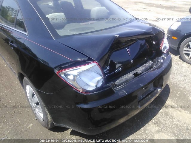 1G2ZF57B084155067 - 2008 PONTIAC G6 VALUE LEADER/BASE BLACK photo 6