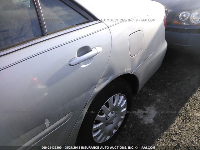 4T1BE32K03U761016 - 2003 TOYOTA CAMRY LE/XLE/SE 银色 照片 6