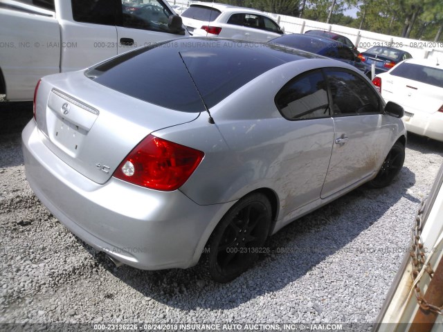 JTKDE177160075755 - 2006 TOYOTA SCION TC 银色 照片 4