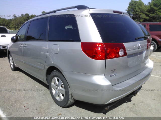 5TDZK23C49S254081 - 2009 TOYOTA SIENNA CE/LE SILVER photo 3