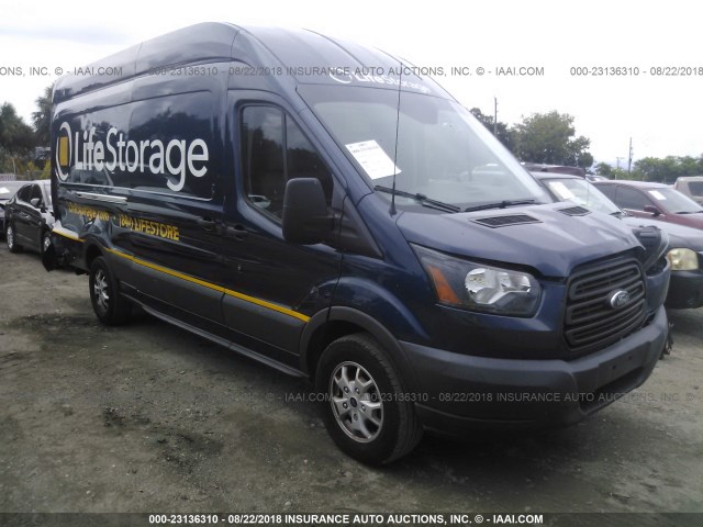 1FTNR3XMXFKB32069 - 2015 FORD TRANSIT T-250 BLUE photo 1