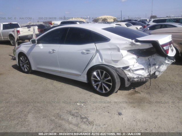 KMHFG4JG3GA509413 - 2016 HYUNDAI AZERA WHITE photo 3