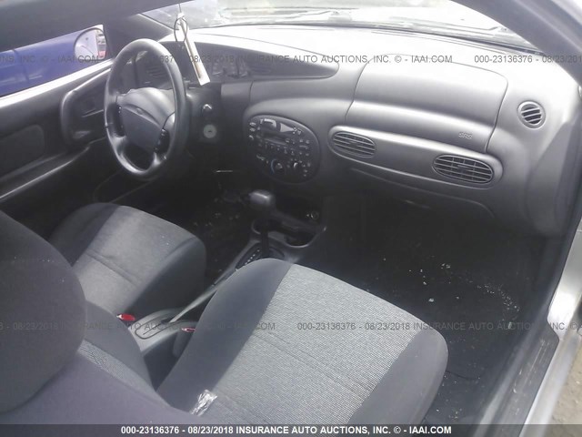 3FAFP11301R241472 - 2001 FORD ESCORT ZX2 GRAY photo 5