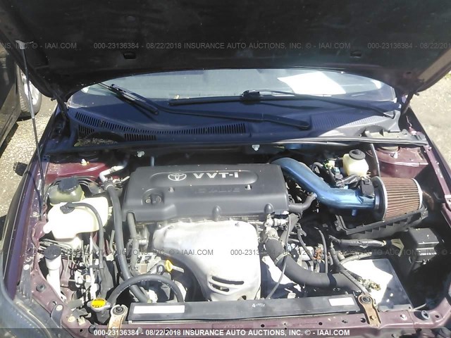 JTKDE177950032621 - 2005 TOYOTA SCION TC 勃艮第红 照片 10