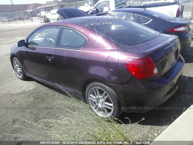 JTKDE177950032621 - 2005 TOYOTA SCION TC 勃艮第红 照片 3