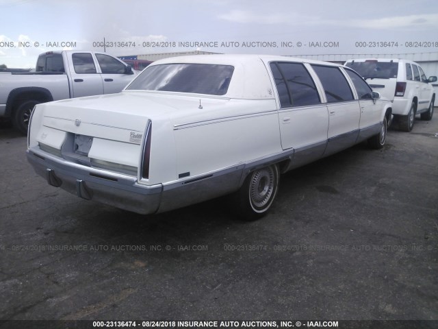 1G6DW52P8RR721461 - 1994 CADILLAC FLEETWOOD BROUGHAM WHITE photo 4