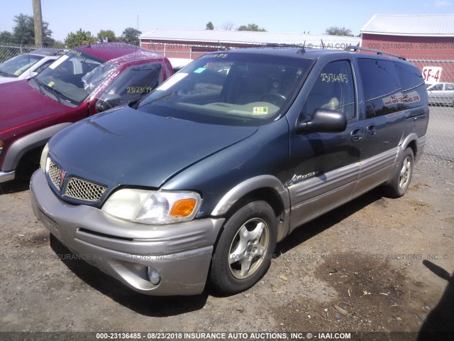 1GMDX13E84D230289 - 2004 PONTIAC MONTANA LUXURY GREEN photo 2